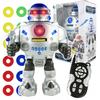 Zdalnie Sterowany Robot Rc Strzelający Krążkami Zabawka Interaktywna Dźwięk
