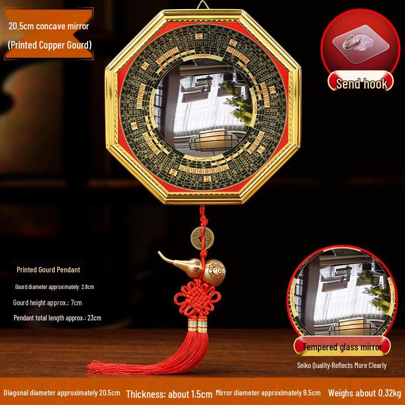 Wypukłe lustro Bagua Tai Chi do dekoracji domu i sklepu