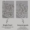 6/12 Grids Pearl Nail Art Decorations White Half Round Flat Bottom Full Circle Mixed Size Nail Art Diy Accessories
