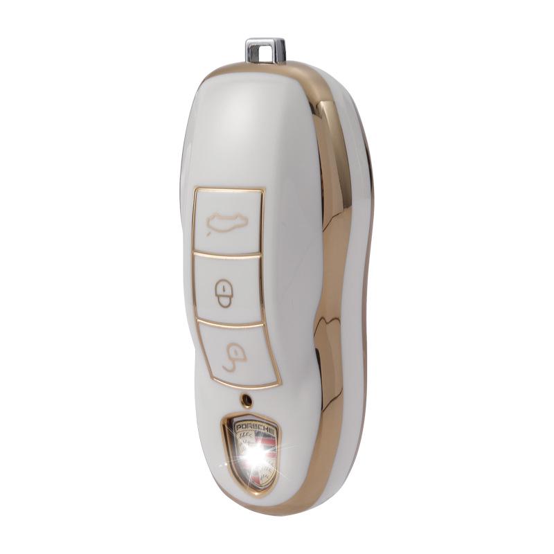 Porsche TPU Key Case for Macan, Cayenne, Panamera, 911 Models (Shell)