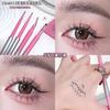 Ju-Style Innocent-Looking Double-Ended Angled Eyeliner Gel Pen, Waterproof, Sweat-Proof, Long-Lasting, Non-Smudge Red Eyeliner Pen