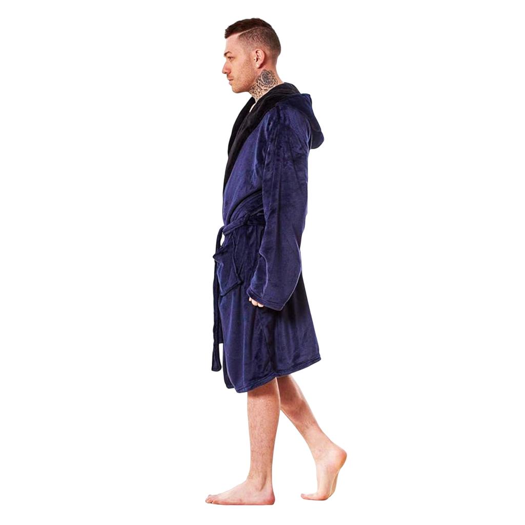 Keanu Mens Shark Head Fleece Dressing Gown