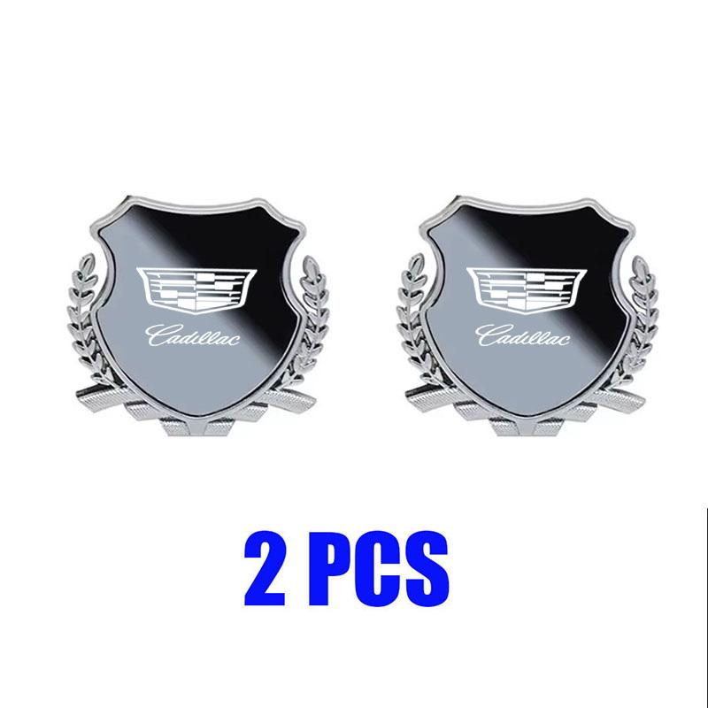 Metal Mirror Effect Car Body Emblem Rear Window Side Badge Sticker for Cadillac ATS CT4 CT5 CTS ESCALADE STS XLR XT4 XT5 XT6 XTS