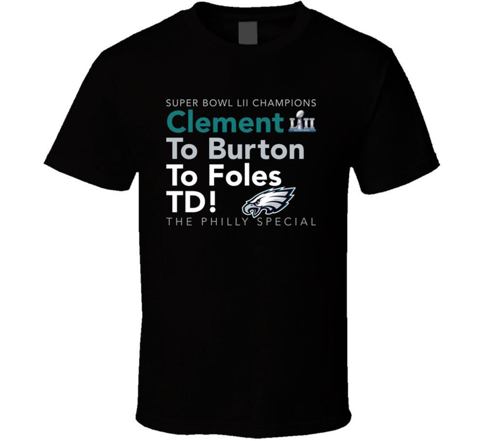 Super Bowl Clement Burton Foles Philly Football Champs Unisex T-Shirt XXXXL