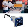 220V -20-199'C Precision Temperature Monitor Featuring Square Digital Display for Kitchens Bedrooms Offices and Labs