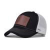 Curved Brim Mesh Trucker Hat DAD Leather Label Snapback Cap Casual Dad Hat  Summer Outdoor