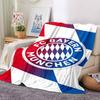 Coperte con stemma del Bayern Monaco in flanella stampata, traspiranti, calde, da divano, per casa, ufficio, copriletti 0708a118