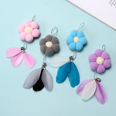 Cat Toy, Feather Bell Replacement Head Fairy Cat Toy, Pet Bite Resistant Toy, Interactive Cat Toy