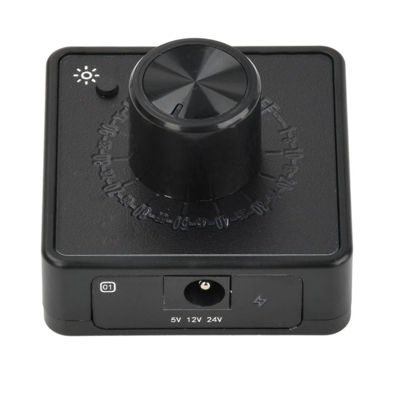 Compactly Speed Controller for 4 Wire Fan 5V 12V Input PD Fast Charging and Backlit Design