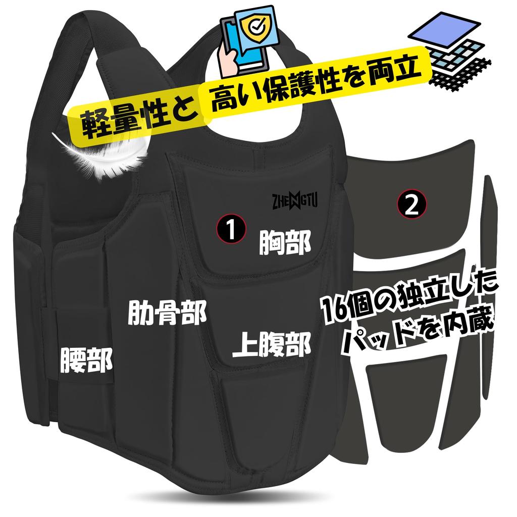 ZHENGTU Body Karate Combines the Strongest Defense with Adult M and L High Density Padded Material Absorbs Breathable for Comfortable Practice