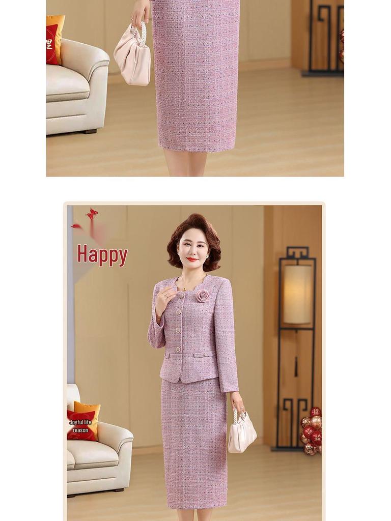 2026 Spring Collection: Elegant Wedding Banquet Attire for Mothers of the Bride – Stylish, Formal Wear for Middle-Aged & Elderly Women