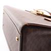Used CELINE Macadam Handbag PVC coated canvas leather Brown Used Women