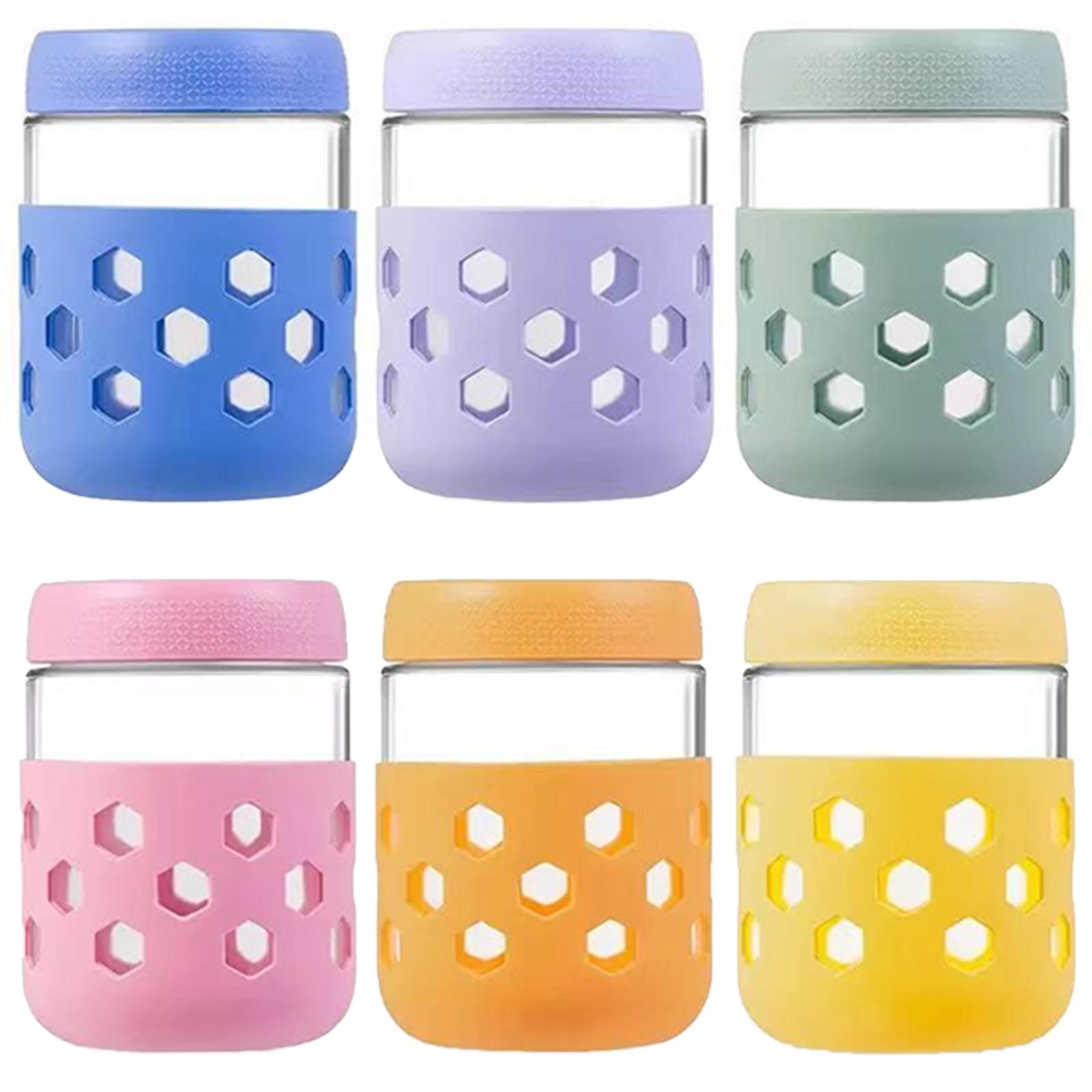 

Стеклянная герметичная банка Контейнер для хранения закусок, йогурта, орехов One Size