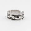 Adjustable Open Ring Men Women Vintage Thorn Leaf Geometric Design Copper Jewelry Bohemian Retro Style