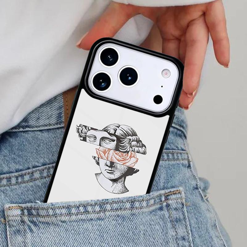 Minimal Aesthetics Phone Case for iPhone 17ProMax 12 13 14 15 16e 17 Pro Max Plus Air Cover