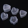 2PCS Triangle  Bear Heart Flower Shape Sushi Mold Onigiri Rice Ball Bento Press Sushi and Ball Maker Mould DIY Tools Set Kitchen Accessories
