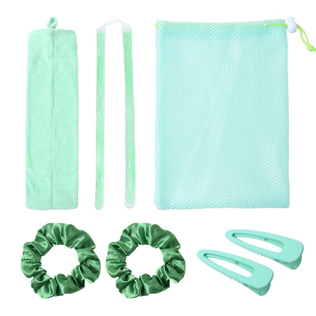 Heatless Hair Curling Kit No Heat Gel Beads Hair Curler Wand Sleeping Curling Rollers DIY Hair