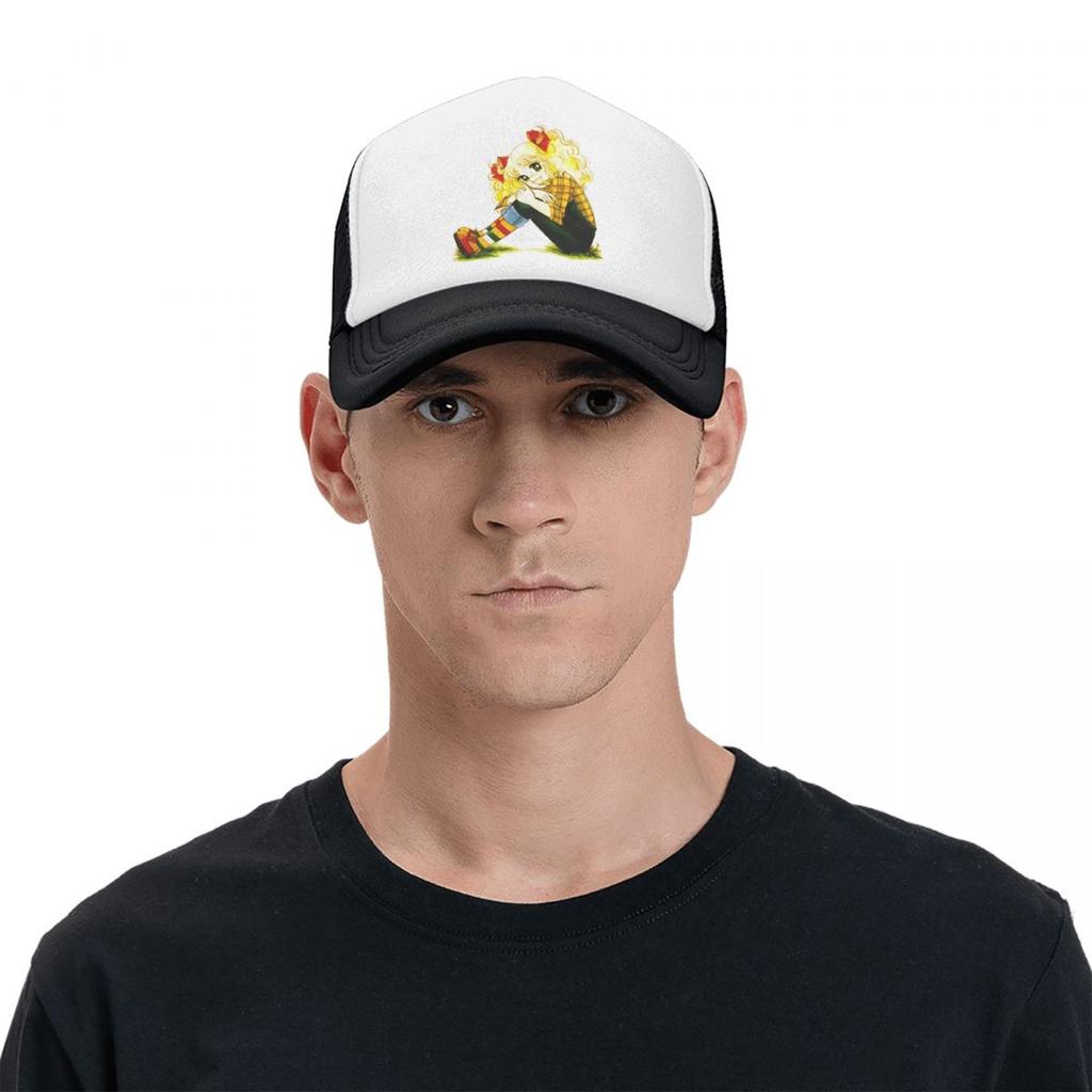 Cool Candy Candy Trucker Hat for Unisex Women Personalized Adjustable Adult Cartoon Anime Unisexga Baseball Cap Outdoor Snapback Caps