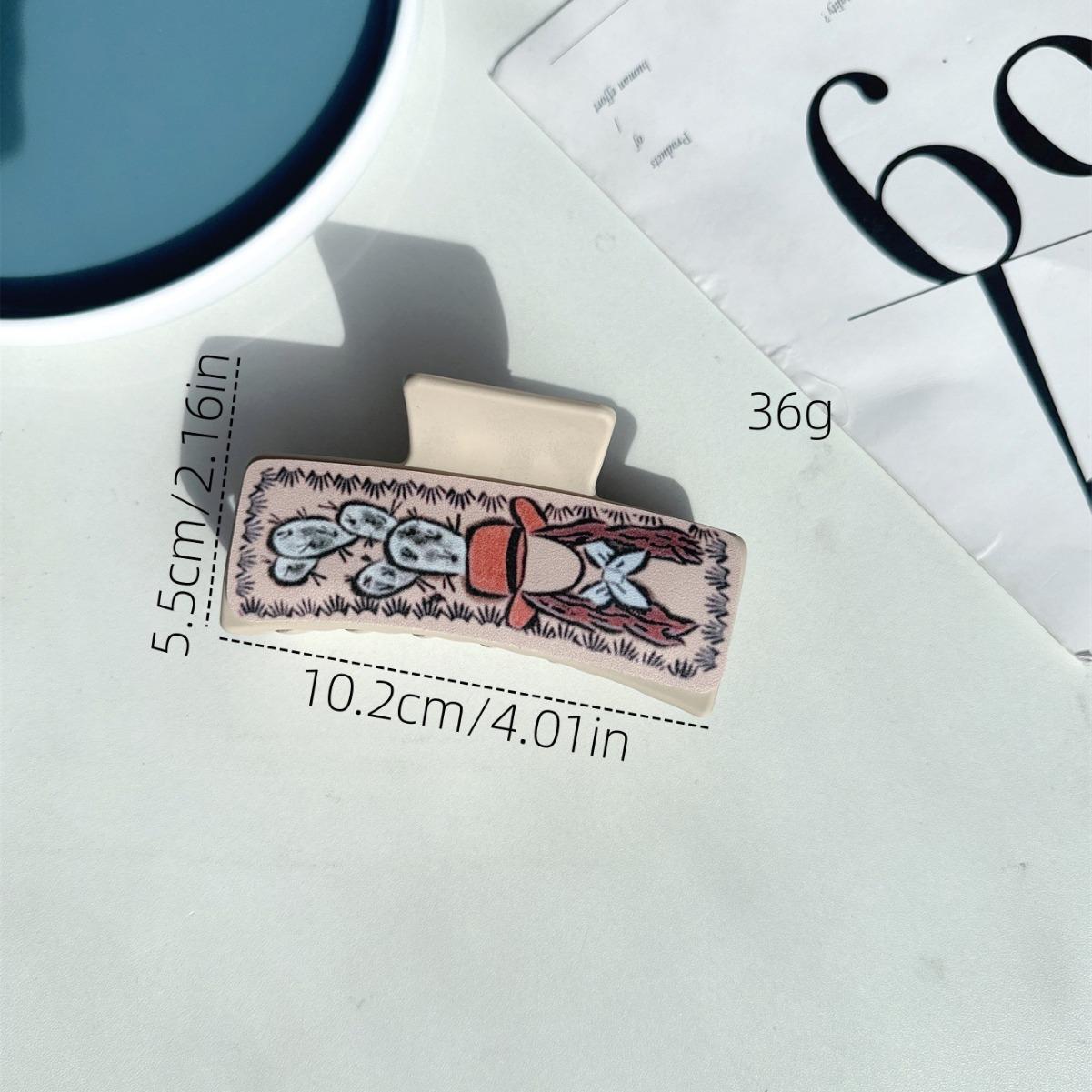 

Западный ковбой ретро покер буквы принт заколка для волос аксессуары для волос женский винтажный личность ПУ кожа коготь клип головной убор