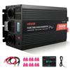 3500W Power Inverter, 12V DC To 230V AC Pure Sine Wave Inverter, Solar Car Charger Converter with LCD Display, Remote Control, USB Port