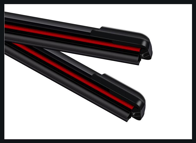 Compatible Wiper Blade for Changan BenBen E-Star 2020 Model - Frameless, Double Rubber Strip, National Version