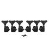 Bass Opened Machine Head Knobs Replacement for 4-string Bass Left and Right Hand