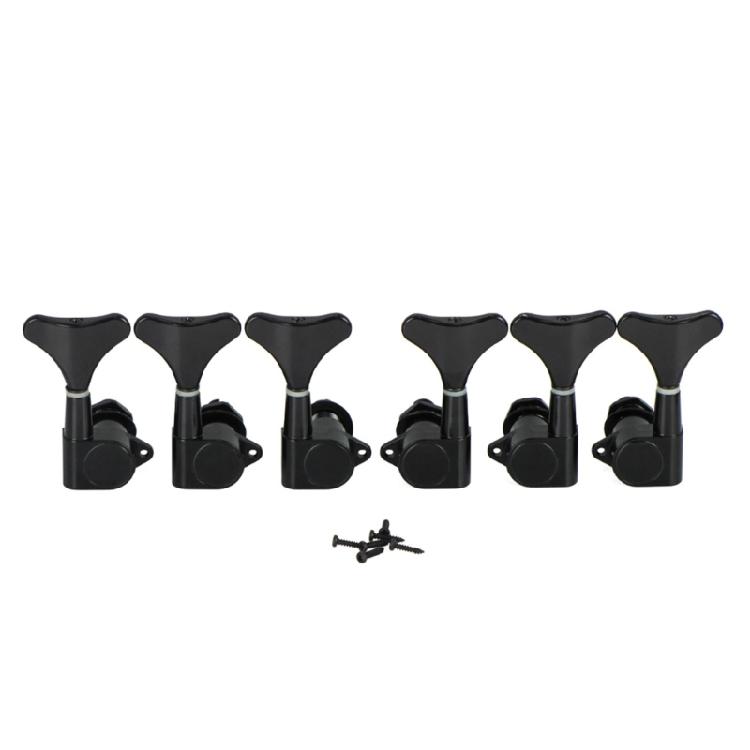 Bass Opened Machine Head Knobs Replacement for 4-string Bass Left and Right Hand