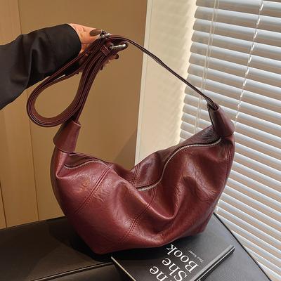 Popular Fashion Retro Lazy Style Armpit Dumpling Bag Female Versatile Commuter High Sense Messenger Bag