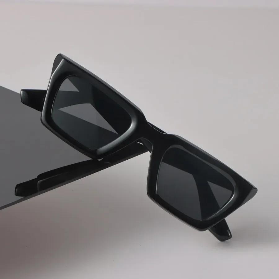 Fashion Sunglasses Women Men Cat Eye Mirror Lens Brand Designer Black Sun Glasses Trendy Eyewear Unisex Square Classic