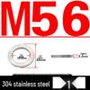 Double-Stacked Interlocking Toothed Anti-Slip Lock Washer 304 Stainless Steel DIN25201