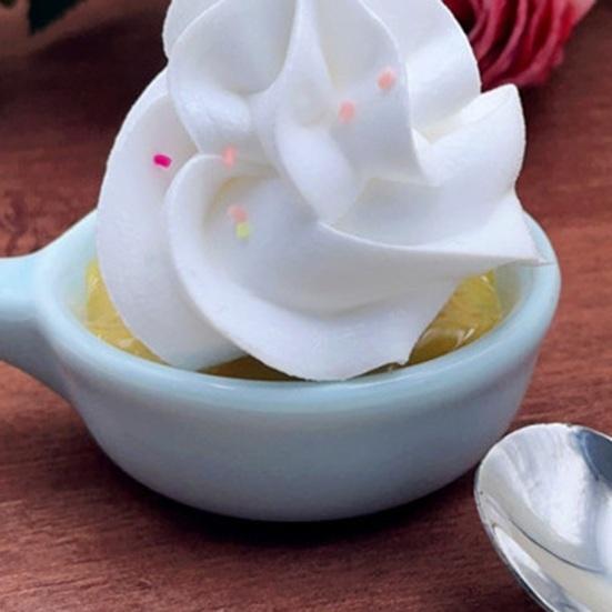 Simulation Ice Cream Model Realistic Artificial Cream Replica Decoration Home Kitchen Countertop Dessert Shop Fake Food Display Prop
