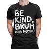 Oversized T-Shirt Beach Be Kind Bruh Unity Day Orange Kids Anti Bullying Week 2025  Tshirt for Men's Cheap Short Sleeve Tees