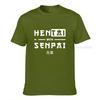 Japanese Senpai Tshirt Harajuku Streetwear Anime Design Cool Gifts For Teenager Cotton Eu Size Aesthetic Camisas