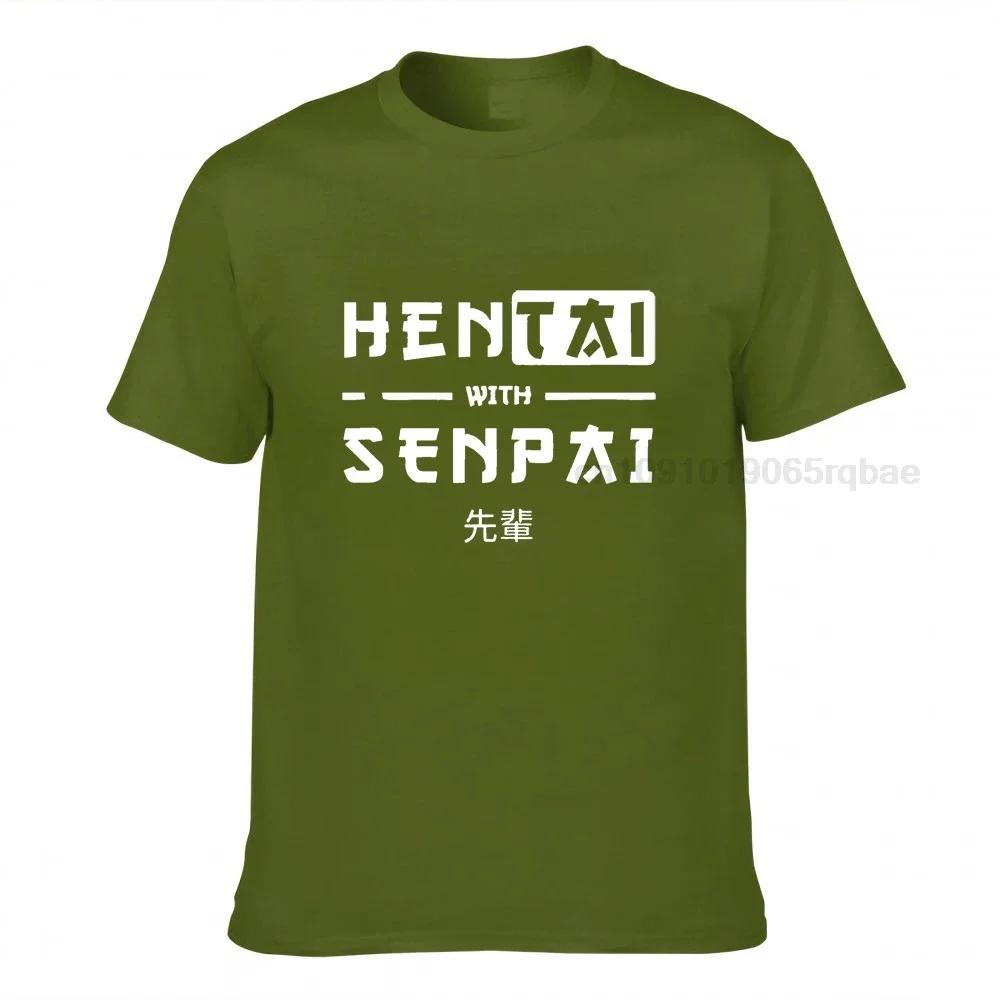 Japanese Senpai Tshirt Harajuku Streetwear Anime Design Cool Gifts For Teenager Cotton Eu Size Aesthetic Camisas