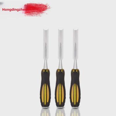Transparent Two-Color Handle Woodworking Chisel Set: Carving, Flat, and Shovel Chisels for Woodworking