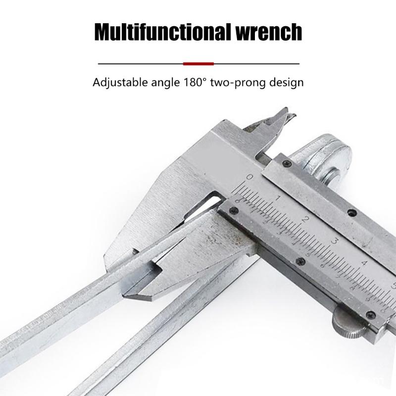 Multipurpose Angle Grinder Pin Wrench Pliers For 4mm Round Nuts Steel Construction Compact 0.15in Design