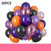 10 Zoll 30 Stück Glitzerpapier-Schnipsel Ballon-Set Dekoration Ballons Weihnachten Halloween Geburtstag Feiertag
