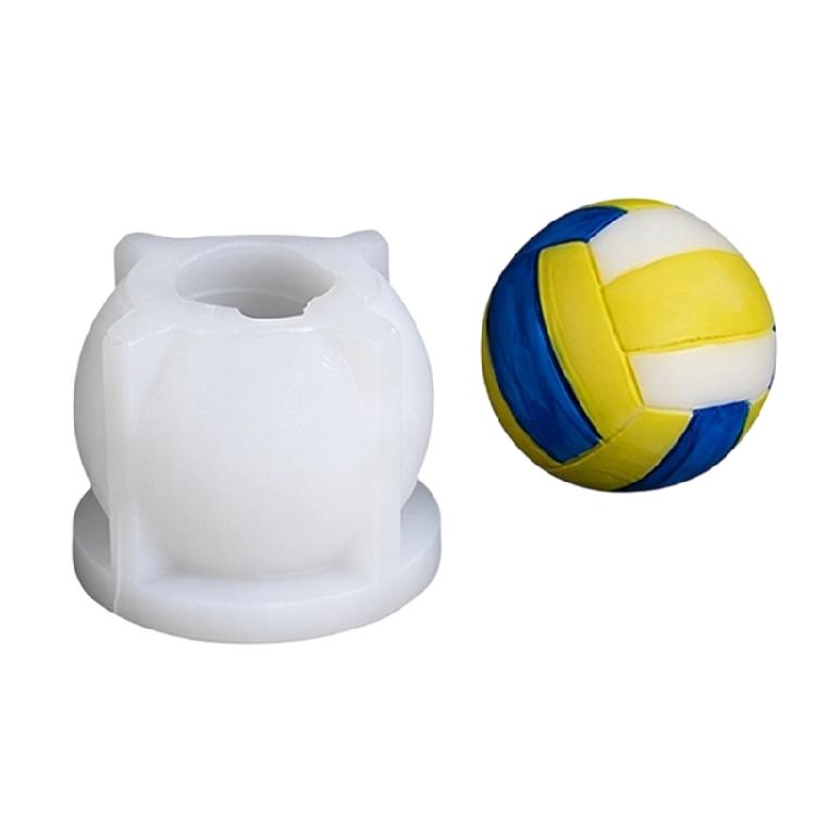 Sportball Design Silikonkerzenform für Projekte und Heimdekoration