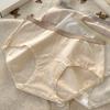 6 Pcs Women's Cotton Underwear Mid Waist Ladies Full Coverage Panties Soft Stretch Cheeky Bikini Briefs