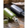 304 Stainless Steel Outdoor Sports Bottle Old-Fashioned Military Fan Training Flat Kettle Large Capacity Vacuum Cup Genuine Goods Portable