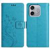 Wallet Case for 600 Lite 5G - Leather/PU, Blue, With Lanyard
