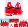 Santa Claus Pants Shaped Christmas Candy Gift Bag For Joyful Holiday Celebrations**
