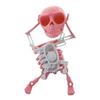 Plastic 3D Print Shaking Skull Doll Dancing Skull Spring Clockwork Toy  Kids Toddlers