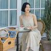 Laengsseon Ls_Multi-Layer Sling Dress_Beige