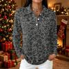 Women's Fashion Casual Button Down Long Sleeve Knit Collared Top Blouse for Daily Wear