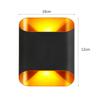 Outdoor Wall Light IP65 Waterproof Simple Wall Sconce Up And Down 2-Way Illumination Antirust COB for Front Door Yard Deck