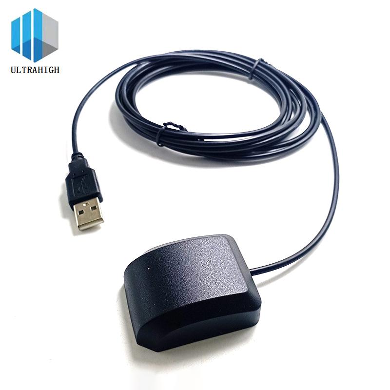 Moduł odbiornika GPS z zewnętrzną anteną Interfejs USB do pozycjonowania samochodu Nawigacja samochodowa