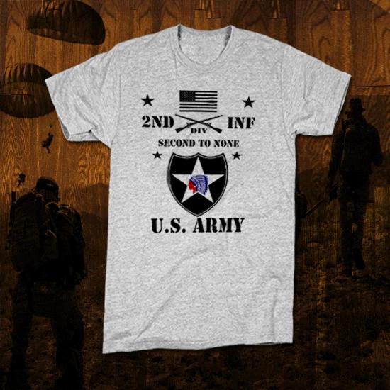 

Army 2nd infantry t-shirt 11 Bravo Iraq Afghan War Military Combat Veteran new 2XL