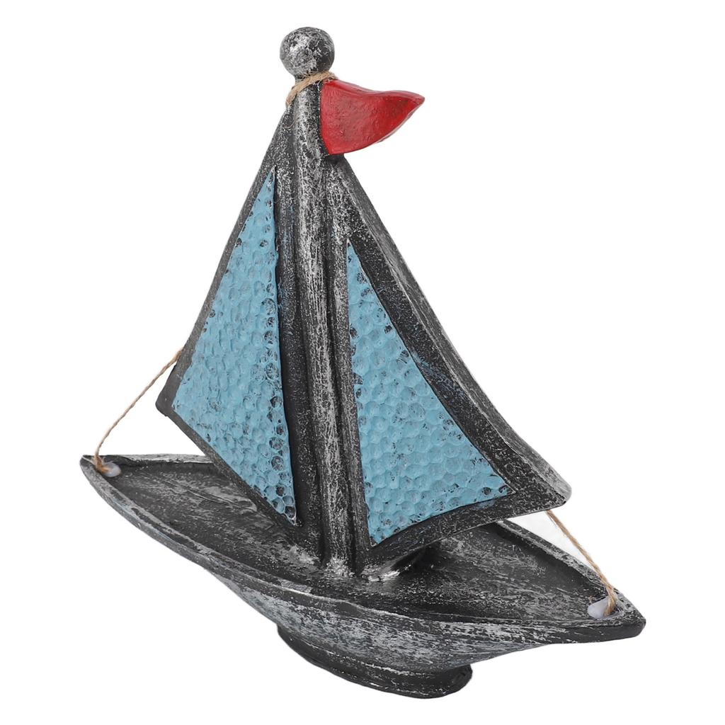 Sailing Boat Decor Vintage Style Nautical Decoration for Home Bar Coffee Shop Photos Props