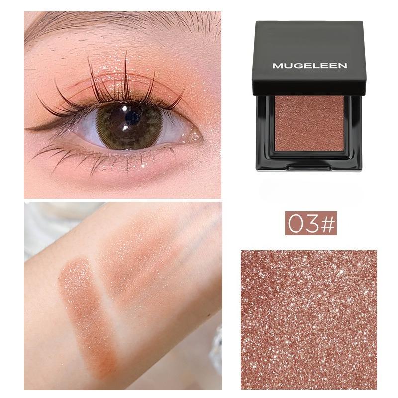 Spazio cowboy cosmico Evidenziatore Occhi Glitter Ombretto monocromatico Tavolozza Shimmer Satin Trucco Tavolozza Ombretto Kit evidenziazione